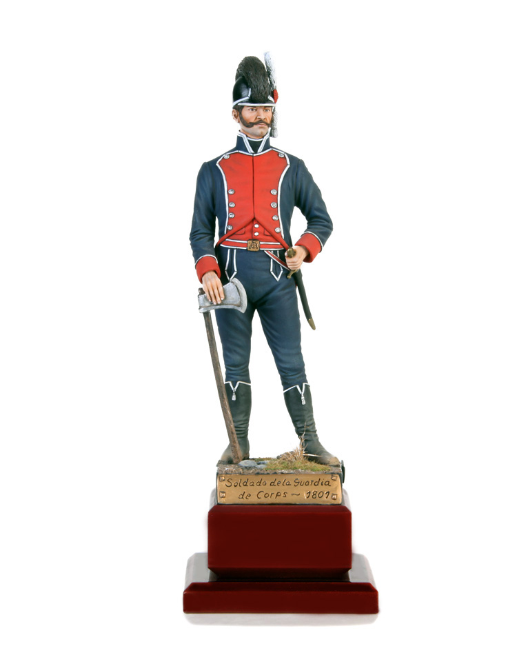 Soldado guardia de Corps 1801