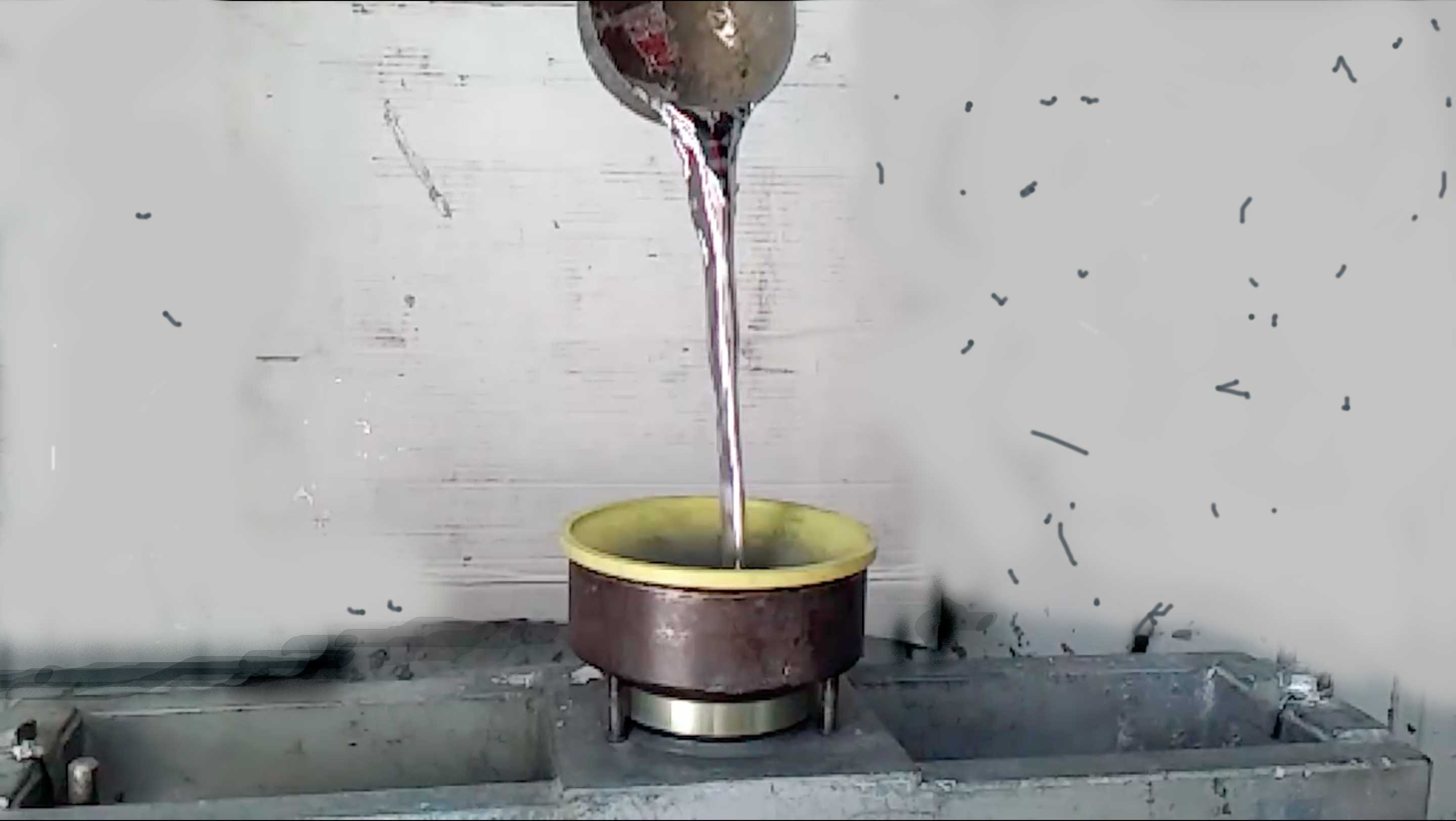 aleación de metal a la centrifugadora