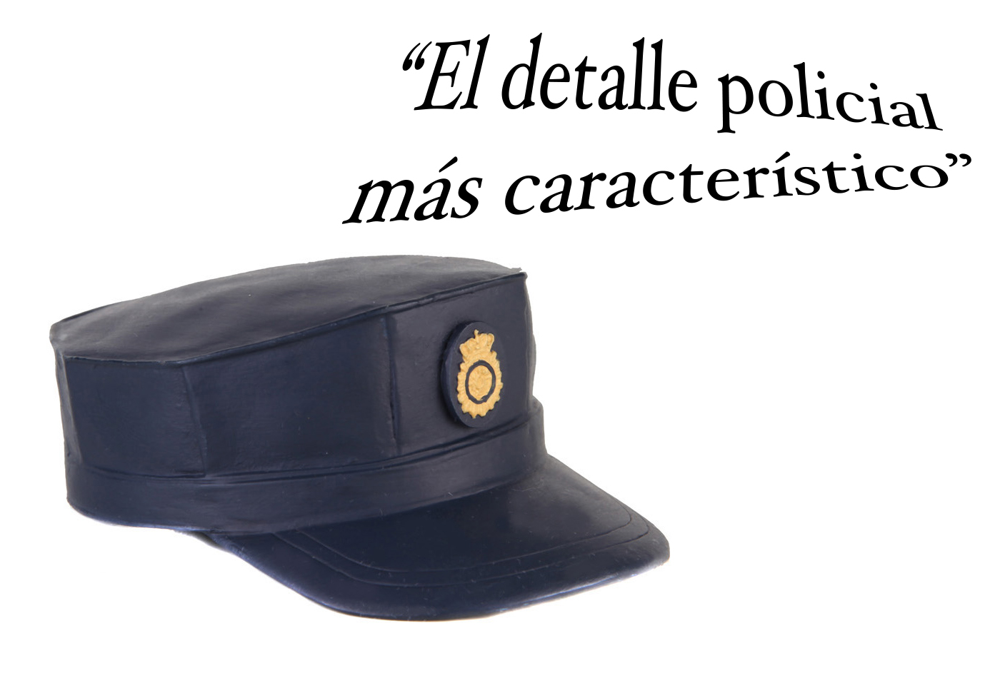 gorra de las unidades de intervención policial UIP